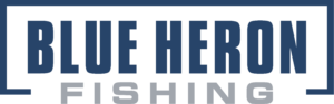 Blue Heron Fishing Logo
